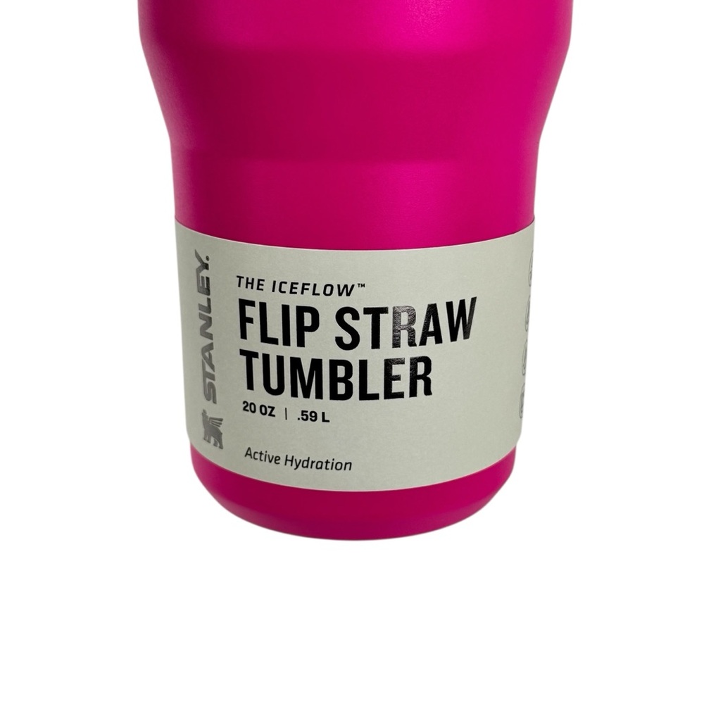 NWT Stanley 20 oz Go Flip Straw Tumbler Insulated Bottle Vivid Violet - Picture 4 of 11